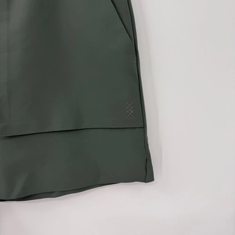 Rhone Mirage Pocket Shorts Sage Green Large Athletic Performance Drawstring - Picture 2 of 5